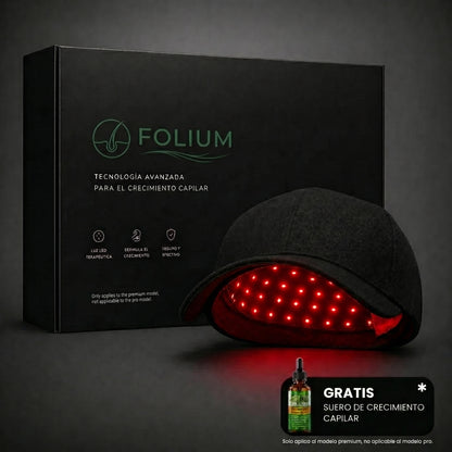 Folium Pro™ - Sistema Clínico de Terapia Láser LLLT para Regeneración Capilar